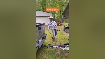 How Dodge guys hook up their boat!!!🤠