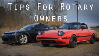 Tips For First Time Rotary Owners