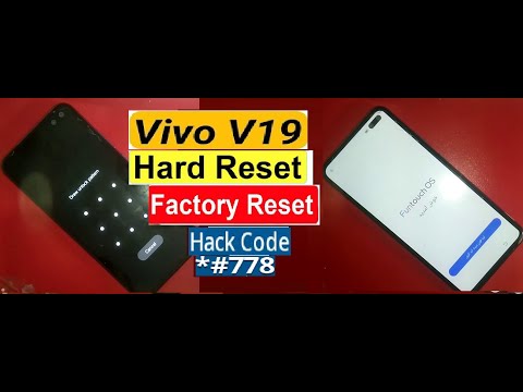 Vivo V19 Hard Reset Pattern Unlock