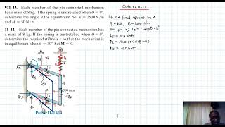 11–13 Virtual Work (Chapter 11: Hibbeler Statics) Benam Academy