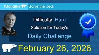 Microsoft Solitaire Collection: Klondike - Hard - February 26, 2026