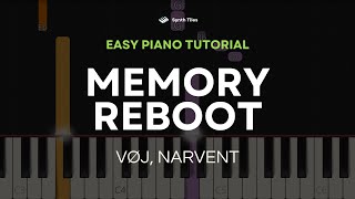 Memory Reboot (VØJ, Narvent) | EASY Piano Tutorial by ST