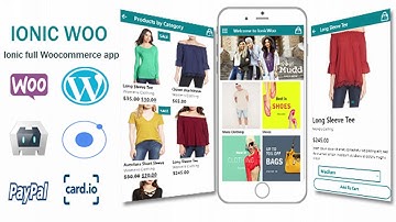 IonicWoo - Full Ionic Android,Ios App Integrated With Woocommerce And Paypal | Codecanyon Scripts