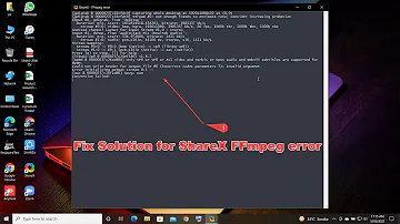 How to fix ShareX PPmpeg error? Solution for Share X video recording problem. ShareX recording error