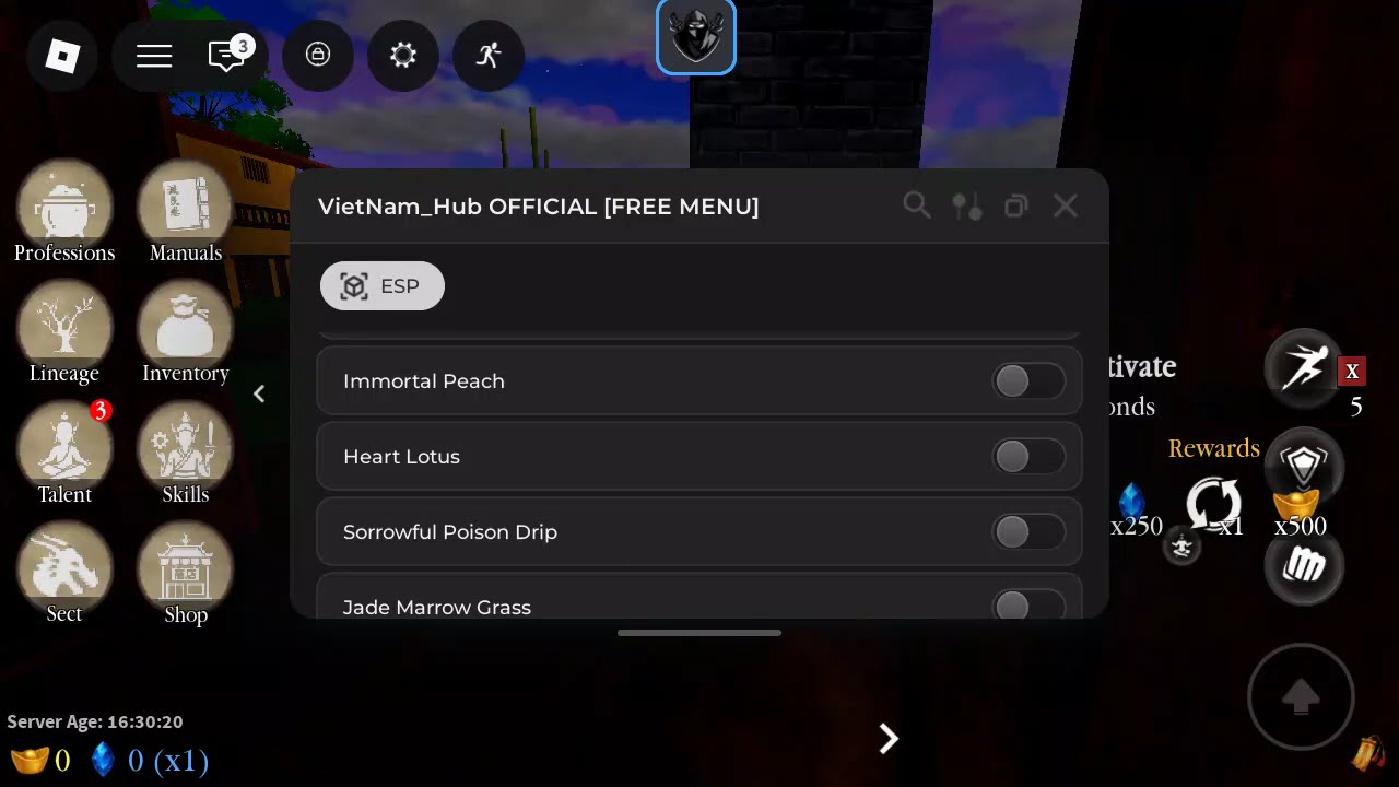 🔥 Immortal Cultivation Script (NO KEY) – Auto Find Herbs, Fast Farming & More!