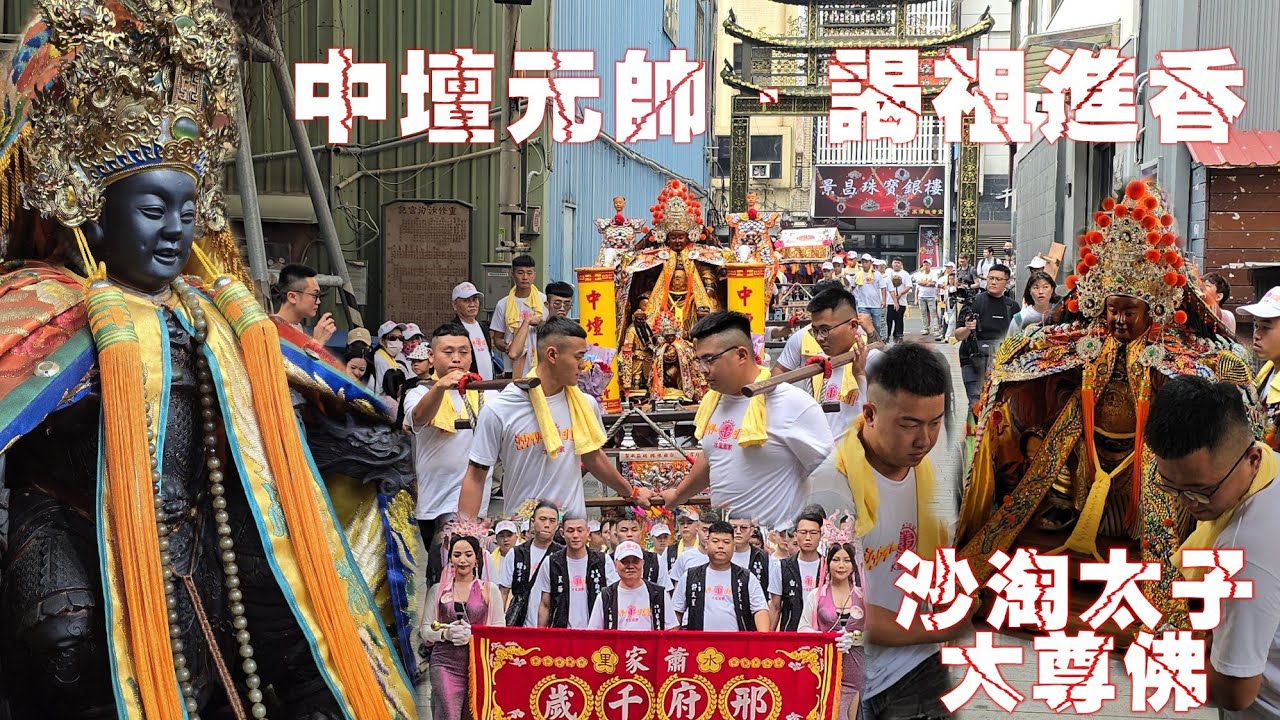 這場廟會有夠猛•中部來的超強黑馬•兩頂轎陣頭不簡單•熱鬧滾滾氣氛讚（台中水里.蕭家.邢府千歲.中壇元帥.往.台南沙淘宮進香）
