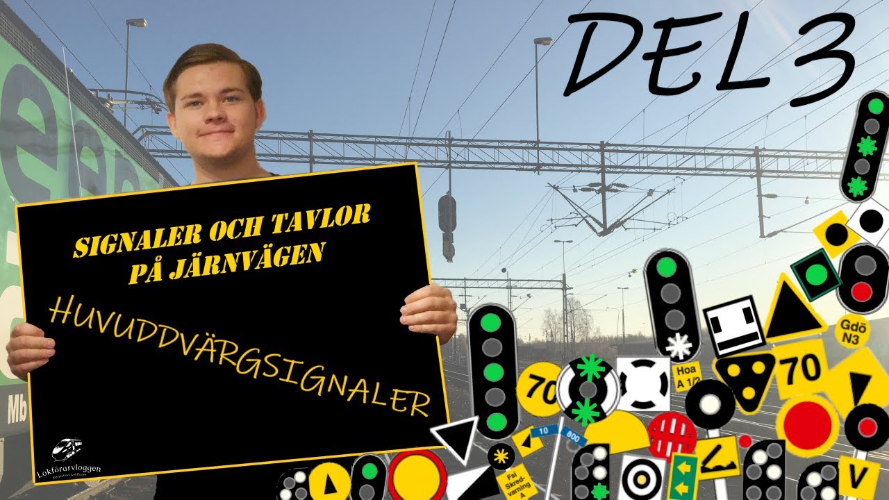 Signaler och tavlor på järnvägen. Del 3 - huvuddvärgsignaler.