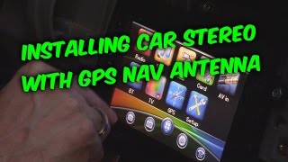 HOW TO INSTALL and WIRE AN AFTERMARKET CAR RADIO WITH GPS