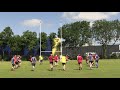 Wasps training touch rugby variation 13 06 2021