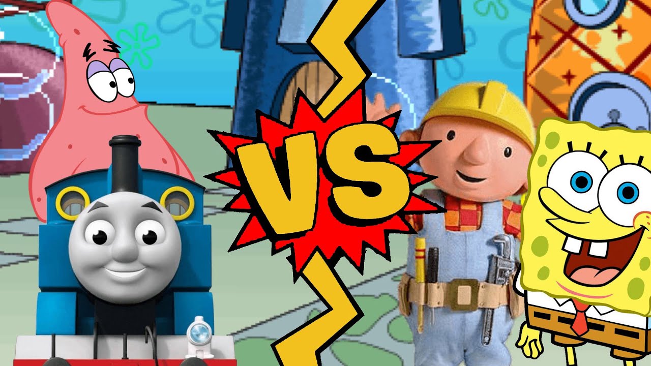 M.U.G.E.N. Battles | Patrick Star/Thomas the Tank Engine vs SpongeBob/Bob the Builder