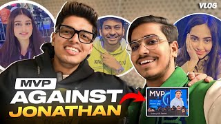 FIRST MATCH MVP AGAINST JONATHAN😱| MEETUP WITH ALL YOUTUBERS