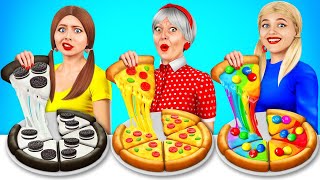 Me vs Grandma Cooking Challenge | Easy Tricks for Secret Kitchen Battle by Mega Game screenshot 1