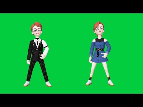 Green screen cartoon dance video | green screen cartoon dance | green screen