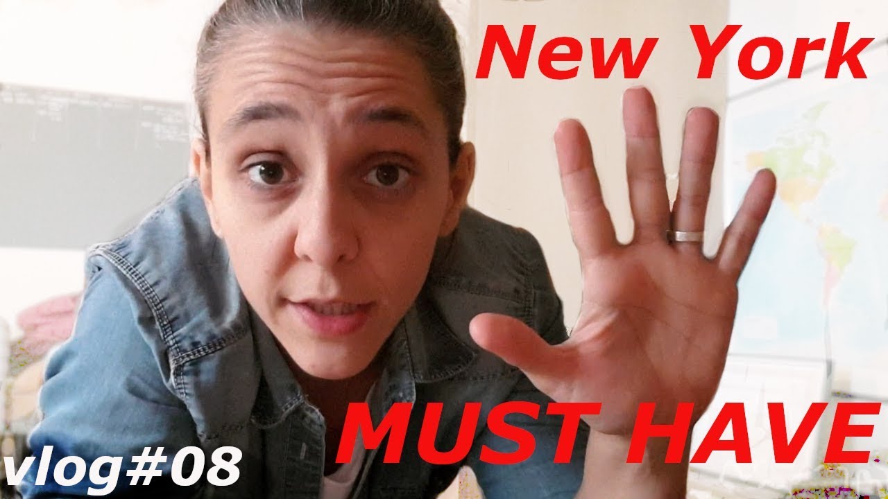 5 oggetti che DEVI AVERE per un viaggio a New York - vlog #08