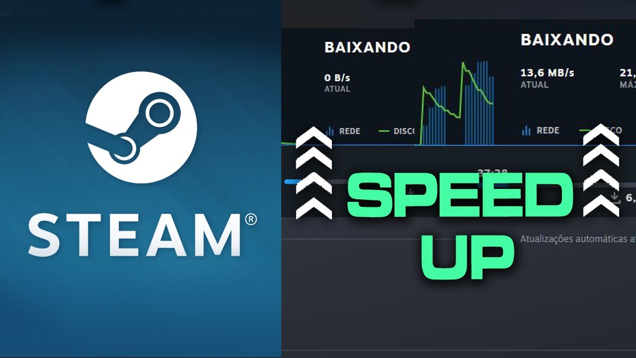 Como Aumentar a Velocidade de Downloads da Steam 2022 - YouTube