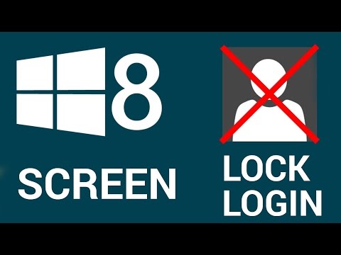 How to Disable Lock and Login Screen in Windows 8
