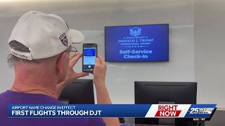 Travelers share mixed opinions on Donald J Trump International Airport