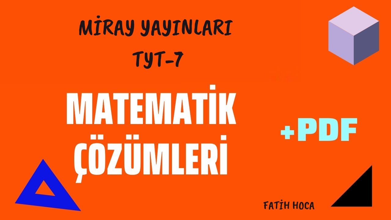 M RAY YAYINLARI Deneme S nav 7 TYT Matematik z mleri PDF M ray yayinlari deneme s nav 7 tyt matematik z mleri pdf