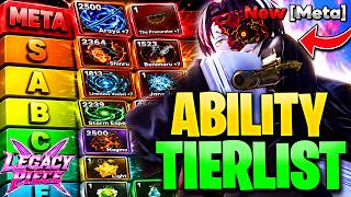The META Just CHANGED..💀 | ABILITY TIERLIST | Legacy Piece