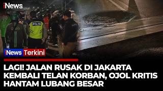 Download Lagu Jalan Rusak di Jakarta Kembali Makan Korban! Ojol Kritis Usai Hantam Lubang Besar | iNews Terkini MP3