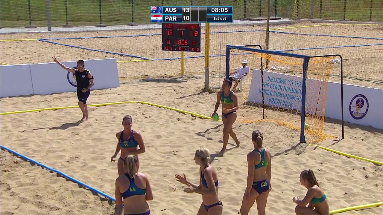 Australia vs Paraguay | Preliminary Round | 2018 IHF Women's Beach Handball World Championship