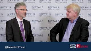 Eric Coffin talks to Kevin Keough, CEO of Evergold Corp. at Metals Investor Forum in Toronto.