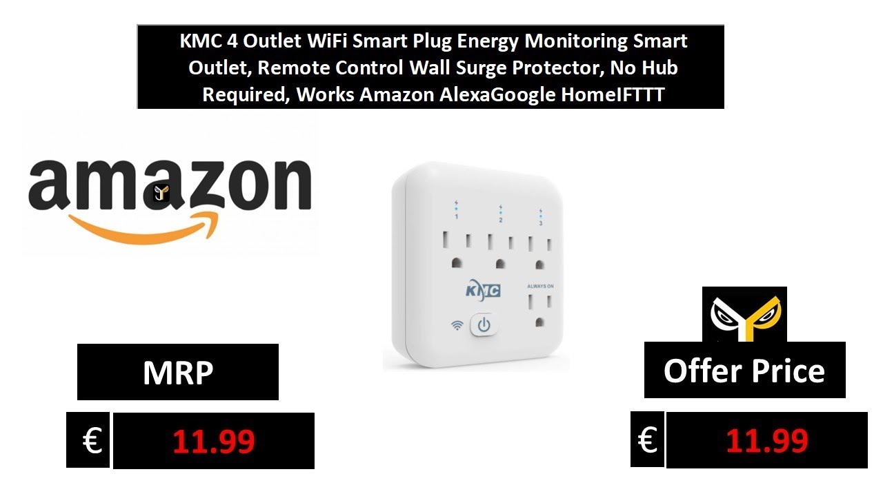 kmc 4 outlet wifi smart plug