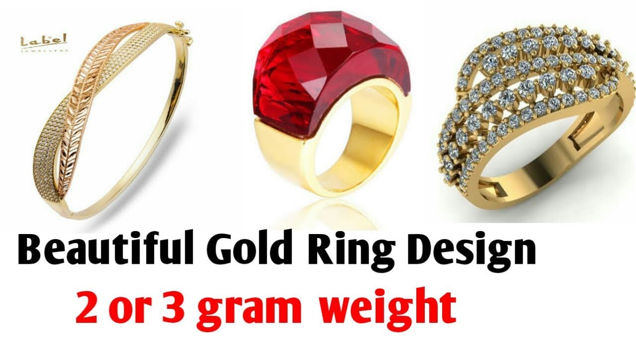 3 gram gold ring design