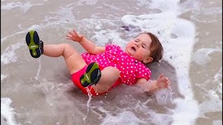 CUTE And FUNNY Baby Playing On The BEACH || Big Daddy by BIG DADDY 3,383 views 1 year ago 1 minute, 41 seconds