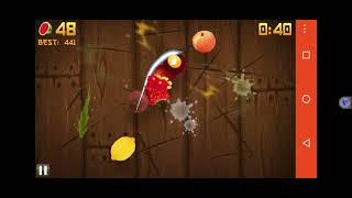 worst way to play fruit ninja EVER