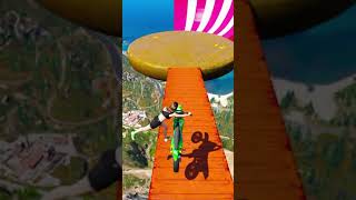 Gta V Dangerous Stunt On Mount Chiliad Episode.46 #Shorts