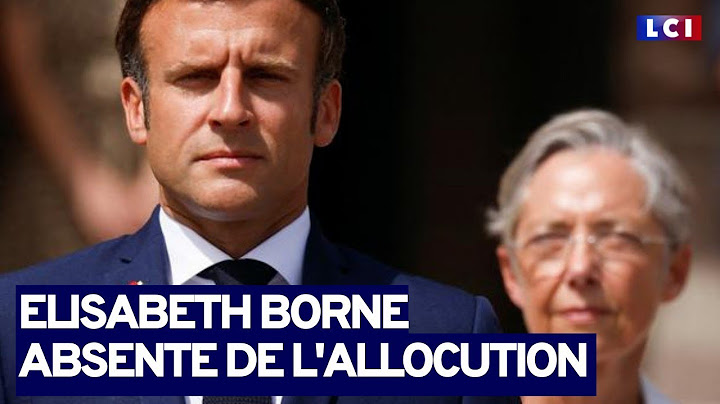 Allocution d'Emmanuel Macron : la Première ministre absente du discours du Président