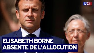 Allocution d'Emmanuel Macron : la Première ministre absente du discours du Président