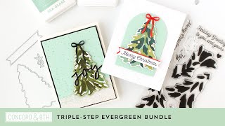 Triple Step Evergreen Bundle
Create stunning, layered holiday trees with the Triple-Step Evergreen Bundle! This versatile set lets you stamp trees directly on your card or cut them out with coordinating dies for a more dimensional effect. Add festive finishing touches with included stars, ornaments, bows, and a variety of cheerful sentiments to create cards that sparkle with holiday spirit.
Shop C9: https://concordand9th.com
Follow us on Instagram: https://www.instagram.com/concordand9th
Join us on Facebook: https://www.facebook.com/concordand9th
Sign up for our newsletter and stay up to date on all the latest and greatest from Concord & 9th! http://tinyurl.com/c9newsletter
Do you love color and want more color combo ideas, inspiration and exclusive deals? Sign up to be a member of our Color Club! Its free! https://tinyurl.com/color-club
PRODUCTS FEATURED IN THIS VIDEO:
Triple-Step Evergreen Stamp Set
https://concordand9th.com/products/triple-step-evergreen-stamp-set
Triple-Step Evergreen Dies
https://concordand9th.com/products/triple-step-evergreen-dies
Triple-Step Evergreen Bundle
https://concordand9th.com/products/triple-step-evergreen-bundle
2025 Color Collection
https://concordand9th.com/collections/2025-color-collection
2024 Color Collection
https://concordand9th.com/collections/2024-color-collection
Concord & 9th Color Collection
https://concordand9th.com/pages/color-gallery Triple Step Evergreen Bundle
