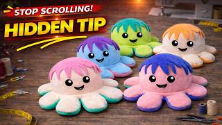 Cute Octopus Stitch Soft Toy, Pin Cushion or Decorative Item #sewing #diy screenshot 3