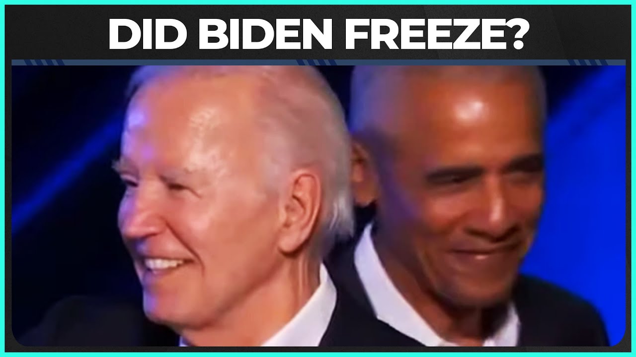 Internet Explodes Over This Biden "Freezing" Video