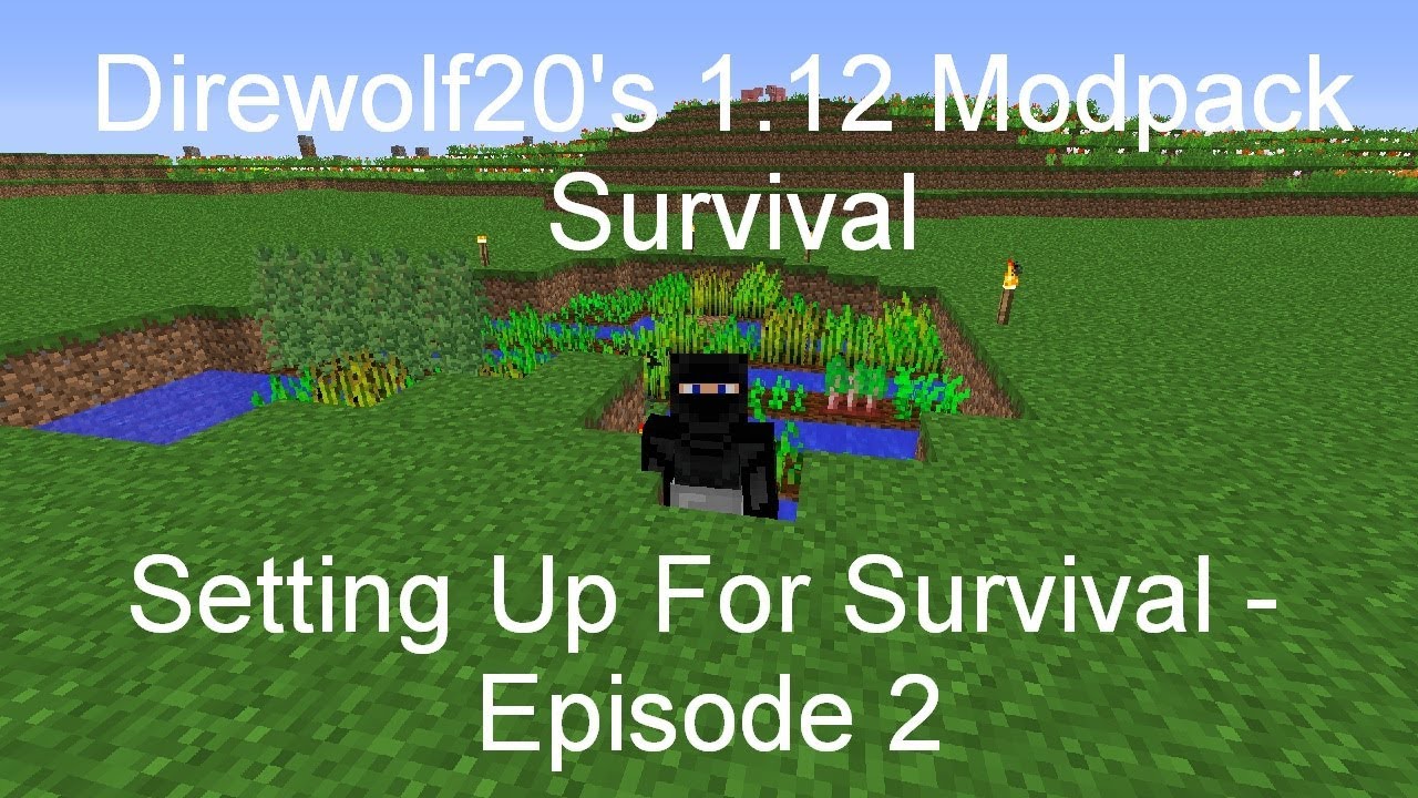 Setting Up For Survival - Direwolf20's 1.12 Modpack Survival [Episode 2]