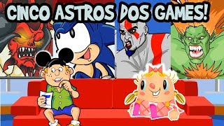 De Blanka a Sonic: 5 astros dos games no sofá do Tobby!