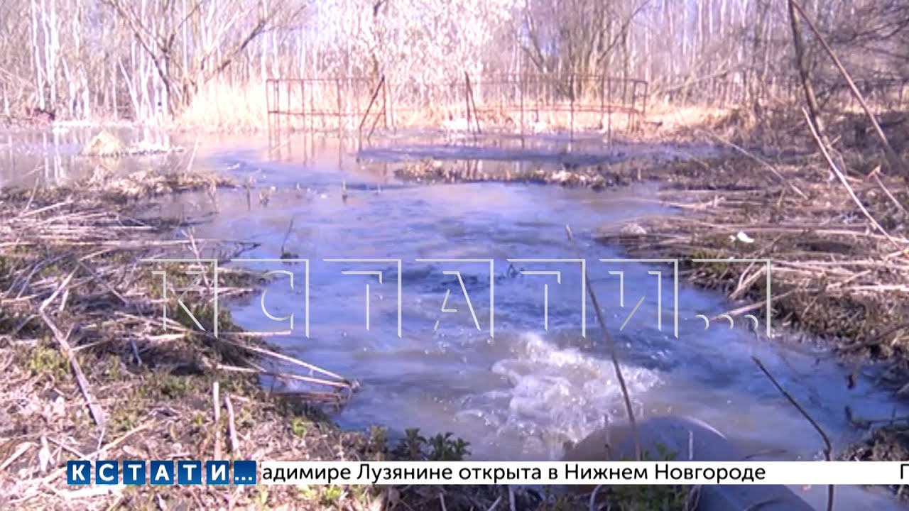 В волгу сливают отходы