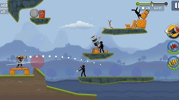 Boom Stick : Bazooka Puzzles Season 1 Level 21 | New (Android/iOS) Gameplay Walkthrough [HD]