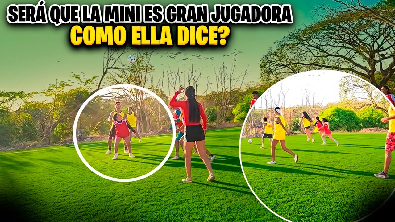 Vamos a ver si La Mini es profesional en el futbol como dice. La hija de Chistin es buena para jugar