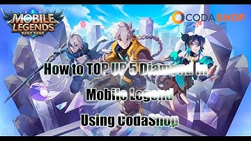 How to top up in Mobile legend using Codashop (Updated 2022)