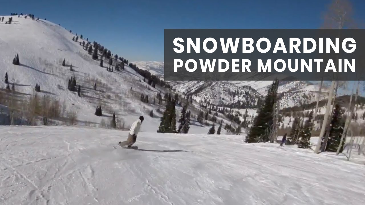 Powder Mountain Snowboarding YouTube