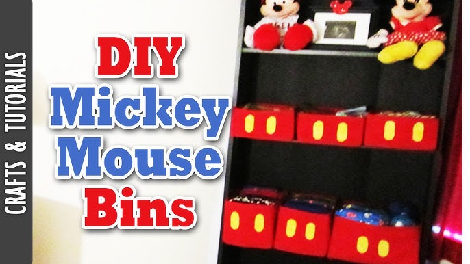 Diy Mickey Mouse Bins Room Decoration The290ss You - Diy Mickey Mouse Home Decor Diy Mickey Mouse Bins Room Decoration The290ss You - Diy Mickey Mouse Home Decor
