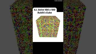 A.I. Solve 100 x 100 Rubik’s Cube screenshot 3