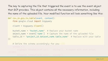 How to Load a CSV File to BigQuery Using Google Cloud Functions on Object Finalization