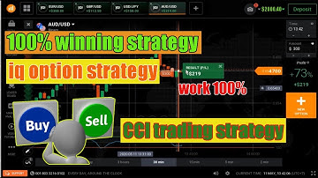 100% winning strategy - iq option strategy 2020 - CCI trading strategy - work 100 % | iq trading