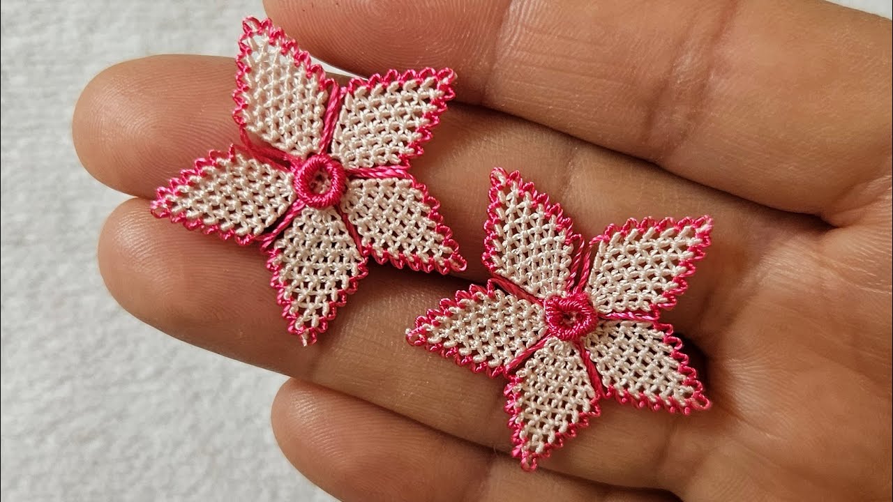 Yıldız Çiçeğini Yazmalar için Küçük Boyutta Yaptım Orta Tohumunu da Bütün Püf Noktalarıyla Gösterdim