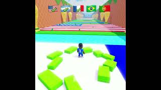WHO WILL WIN THE WORLD CUP?🏆🌊 #roblox #escapetsunami #usa