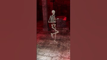Mini Tutorial- Spooky Scary Shuffle Dance - Blender 3D #shorts